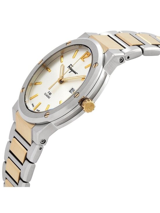 NWT Ferragamo Quartz Silver Dial Men\'s Watch